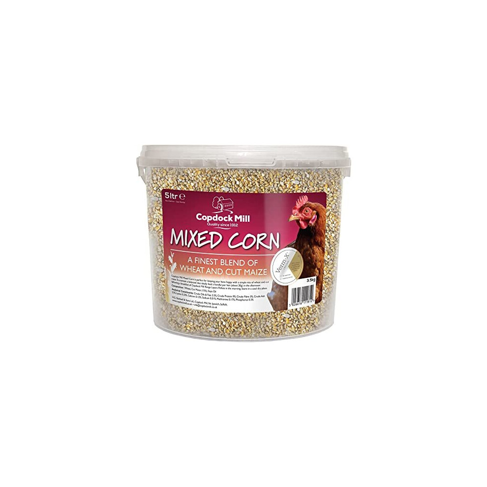 Copdock Mill Mixed Corn Poultry Feed with Verm-X 5ltr Tub?