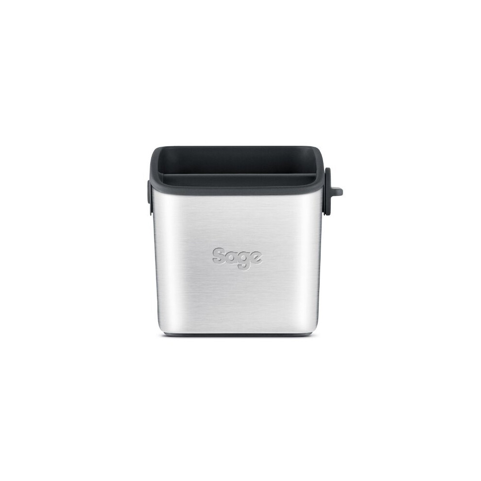 Sage BES100GBUK the Knock Box Mini Coffee Grind Bin, Silver