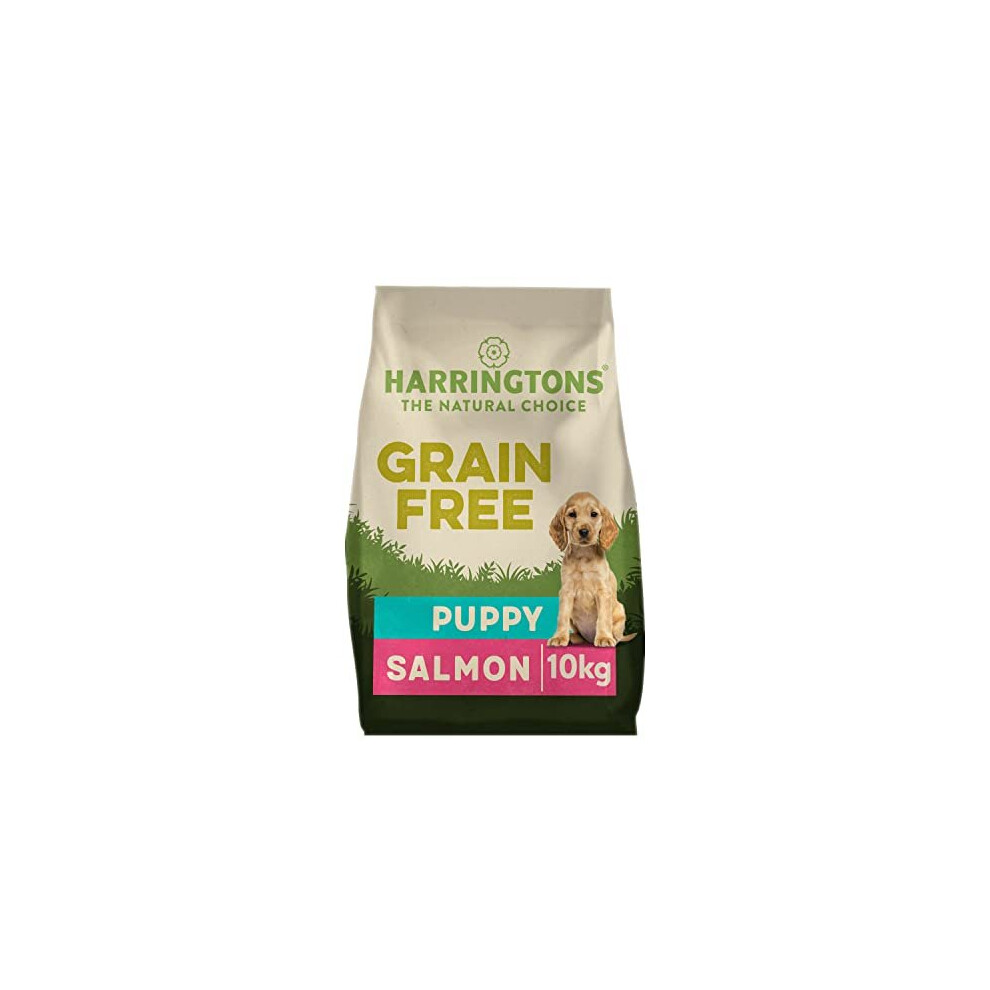 Harringtons Complete Grain Free Hypoallergenic Salmon Sweet Potato Dry Puppy Food 10kg Made with All Natural Ingredients on OnBuy