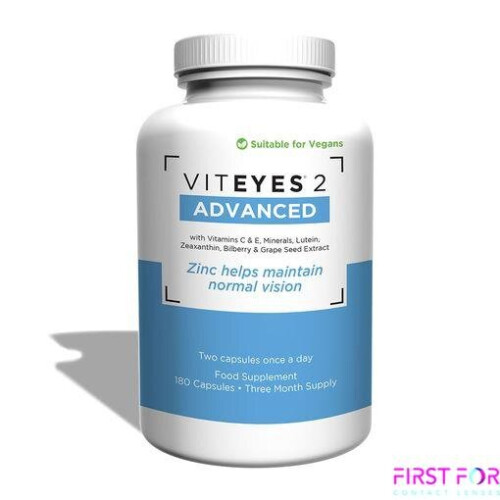 Eye Supplements - Viteyes 2 Advanced - 180 Capsules/3 Months Supply