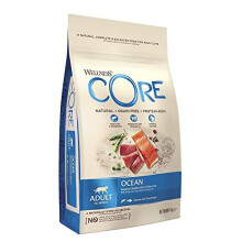 Wellness CORE Adult Ocean, Dry Cat Food, Cat Food Dry For Healthy Skin and Shiny Coat, Grain Free, High Fish Content, Salmon & Tuna, 4 kg