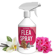 Petsly Pet Flea Treatment - Dog & Cat Flea Spray for the Home: Tick and Flea Treatment for Dogs & Flea Treatment Cat - Cat Flea Treatment & Dog Flea