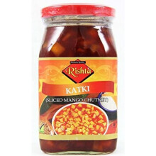 Rishta Katki 450g (Pack of 1) - Sliced mango chutney