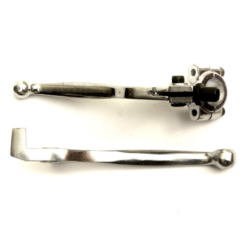 Brake Clutch Lever Set Silver Hydraulic Dirtbikes Pitbikes 110cc 125cc 140cc 2