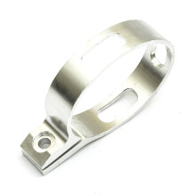 Pit Dirt Bike Alloy OVAL EXHAUST BRACKET Clamp 110cc 125cc 140cc 87mm Diameter