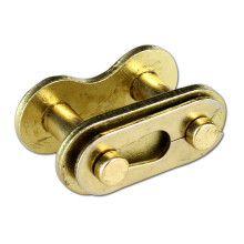 Pitbike 420 Gold Drive Chain Split Break Link 24770 - 13mm Pitch, 14.7mm Pin - Fits Major Brands