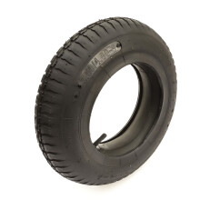 3.50/4.00-8 Tyre & Inner Tube Straight Valve 2 Ply 14 Inch Tire Wheelbarrow Cart