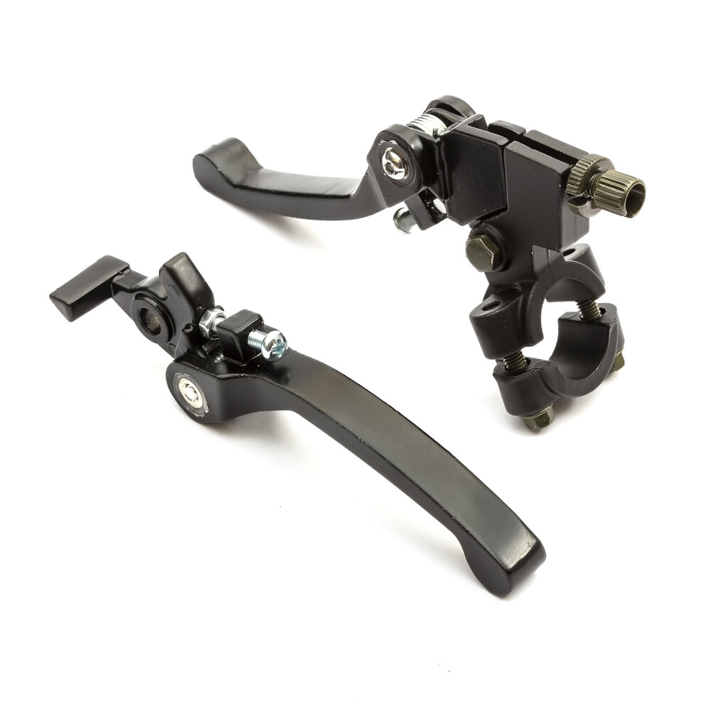 Petrolscooter Pitbike Dirtbike Snap Back Brake & Clutch Lever 110Cc 125Cc 140Cc 160Cc Black