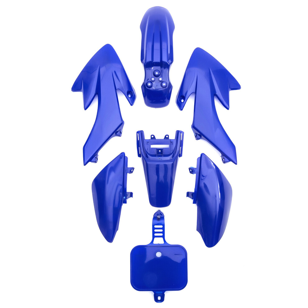 Petrolscooter Pit Bike Plastic Set Crf50 110Cc 120Cc 125Cc Pitbike Fairing Graphics Blue