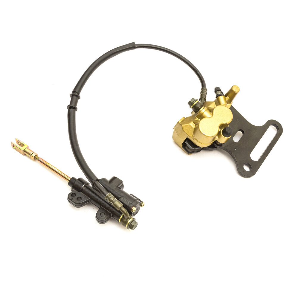 Rear Foot Brake Disc Calliper & Master Cylinder Pit Dirt Bike 110Cc 125Cc 140Cc Black 5055583005817