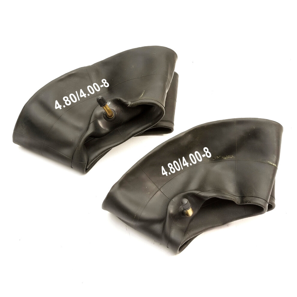 Petrolscooter 2X 4.80/4.00-8 Inner Tube Bent Schrader Valve 8 Inch Wheel Barrow Wheelbarrow