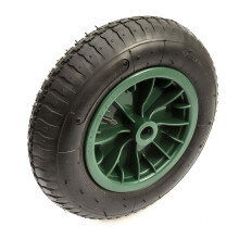 3.50-8 / 4.00-8 Plastic Wheel & Tyre & Inner Tube 14 Inch Wheelbarrow Barrow