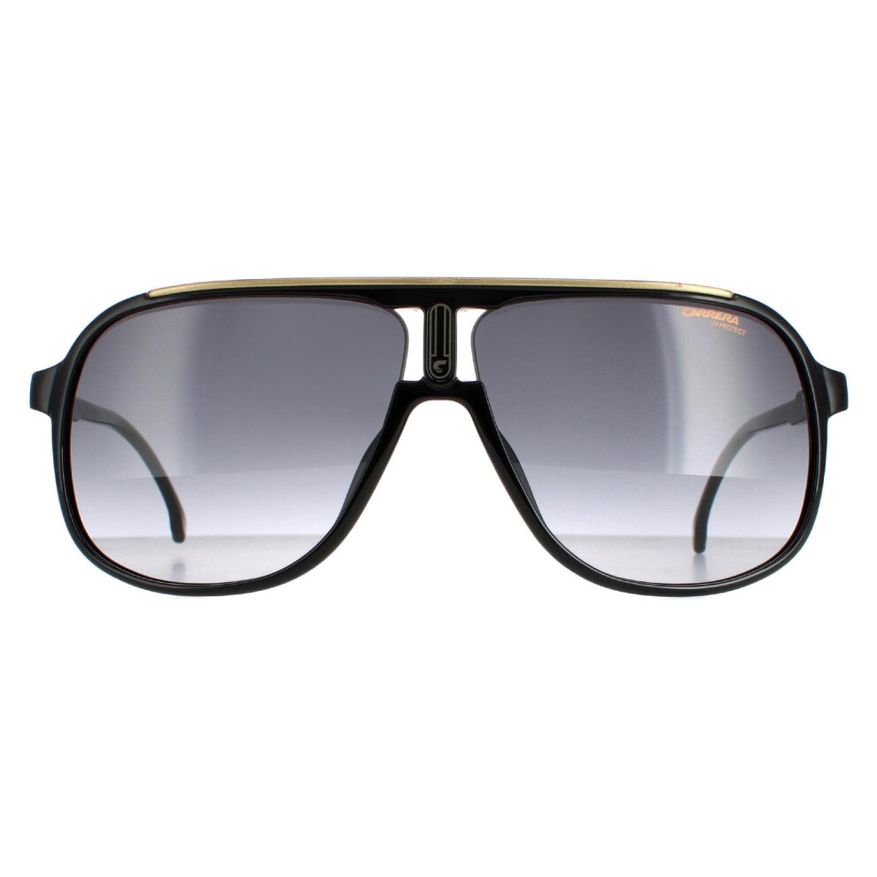 Carrera Sunglasses 1047/S 2M2 9O Black Gold Dark Grey Gradient Black,Gold,Grey