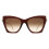 Alexander McQueen Alexander McQueen Sunglasses AM0375S 002 Brown Gold Brown Gradient 1