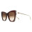 Alexander McQueen Alexander McQueen Sunglasses AM0375S 002 Brown Gold Brown Gradient 2
