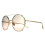 Chloe Chloe Sunglasses CH0041S 001 Gold Green Gradient 2
