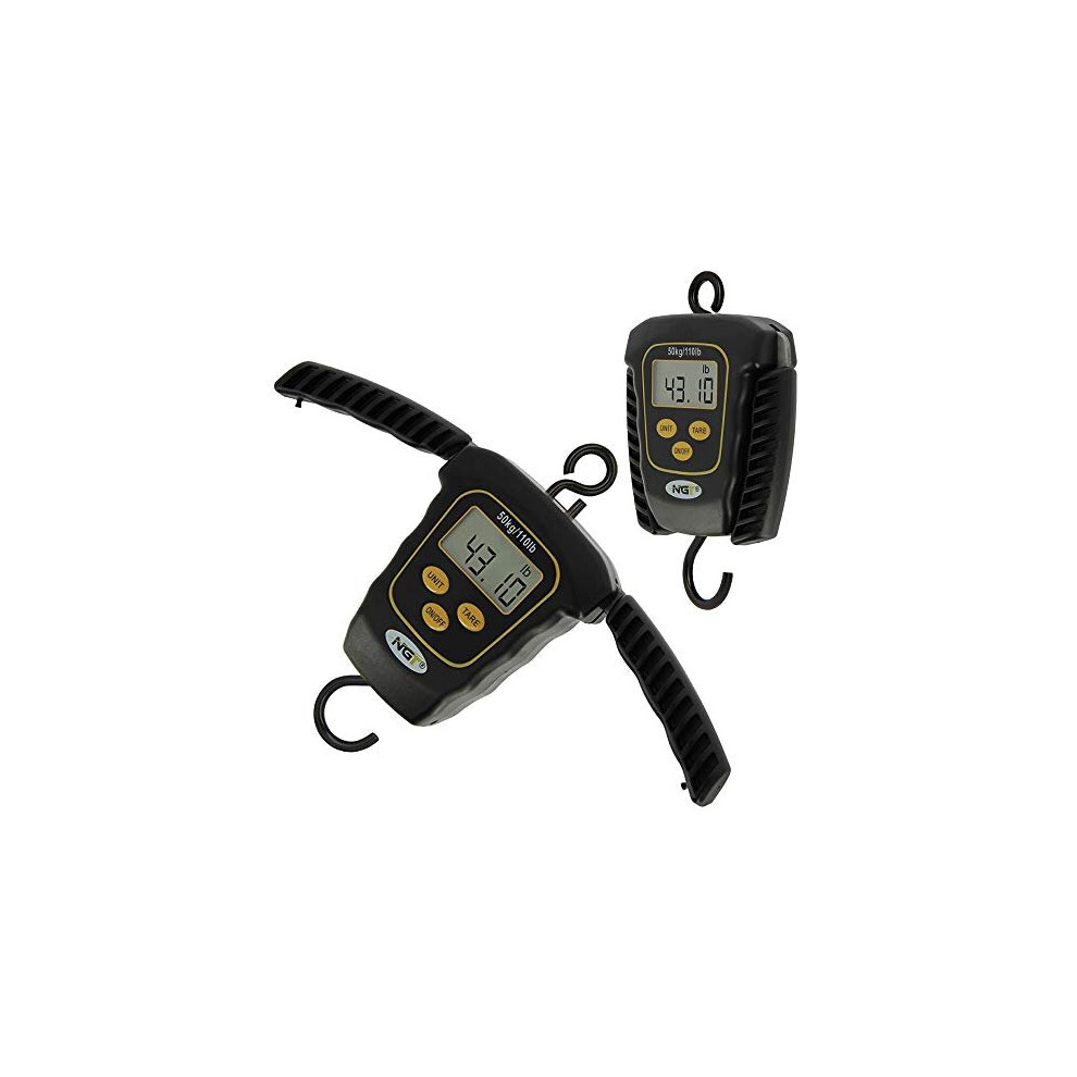 DNA NGT Compact Carp Fishing Digital Weigh Scales Folding Handles 110lb / 50kg Capacity