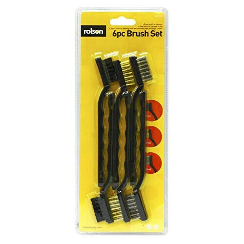 Rolson Rolson 42836 6 pc Wire Brush Set 1
