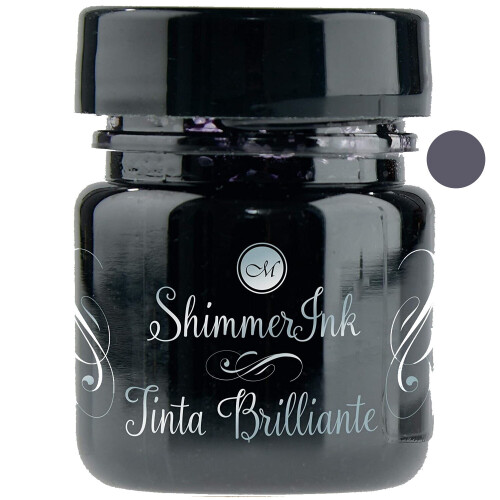 (Black Ice) Calligraphy Shimmer Ink Metallic Writing Inks