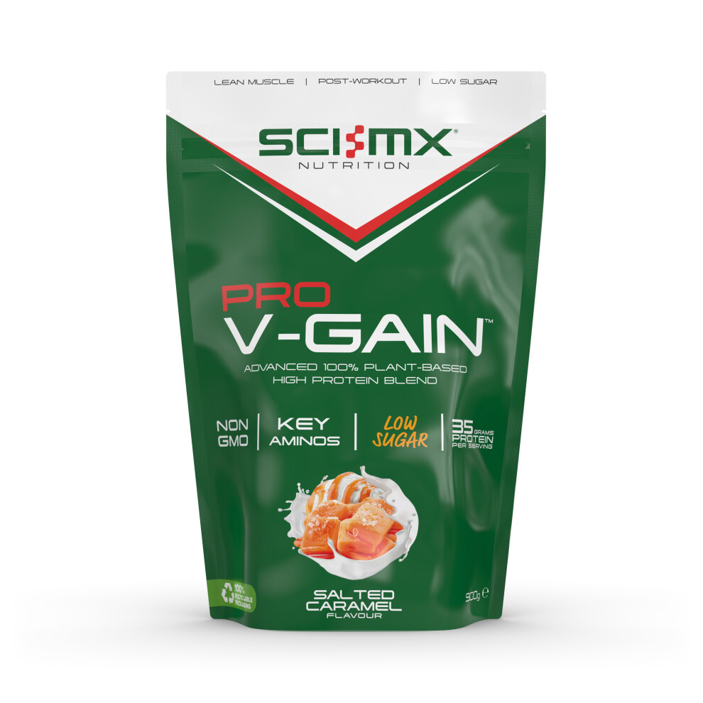 (Salted Caramel) Sci-Mx Nutrition Pro V Gain Protein 900g Isolate