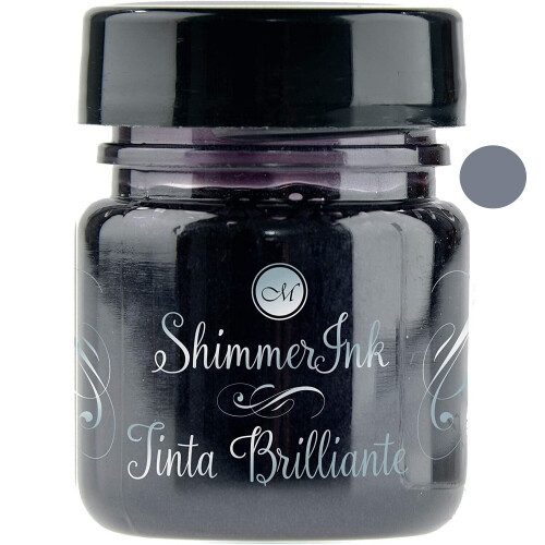 (Silver Lights) Calligraphy Shimmer Ink Metallic Writing Inks