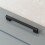 Dark Grey Gunmetal 160mm Knurled Textured Cabinet Handle 4