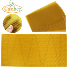 Langstroth Bee Hive Brood Wired Wax Foundation Sheets x 10pcs Easibee