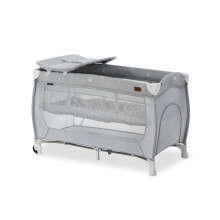 Hauck Stars Sleep N Play Center 4 in 1 Travel Cot, Grey