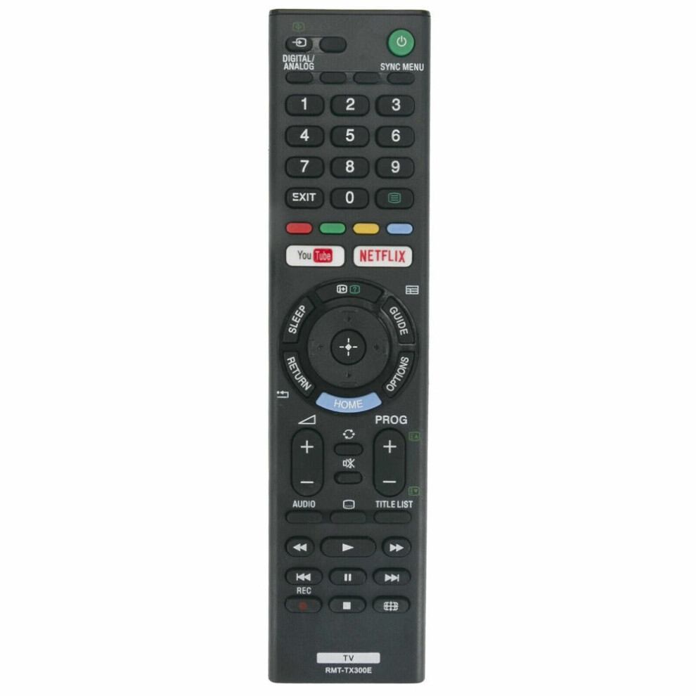 Remote Control Replacement For Sony Bravia Tv Model Kdl-40We663 / Kdl40we663