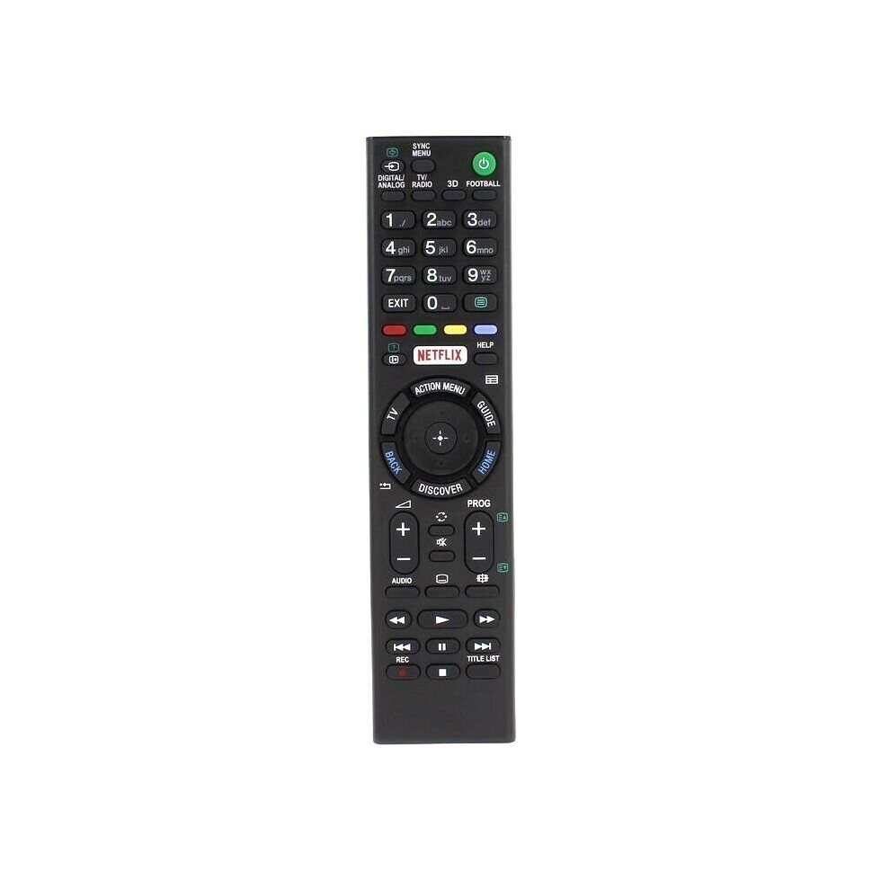 Remote Control New Sony Rmt-Tx100d Rmttx100d Netflix Replacement Tv