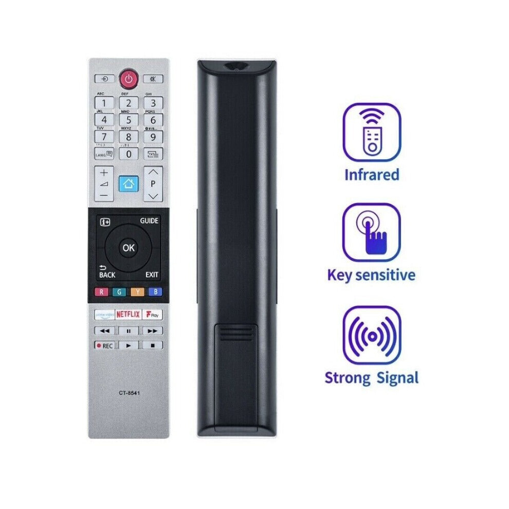 Toshiba Ct-8541 Tv Remote Control Replacement Netflix + Amazon Button Smart Tv 5056646304700