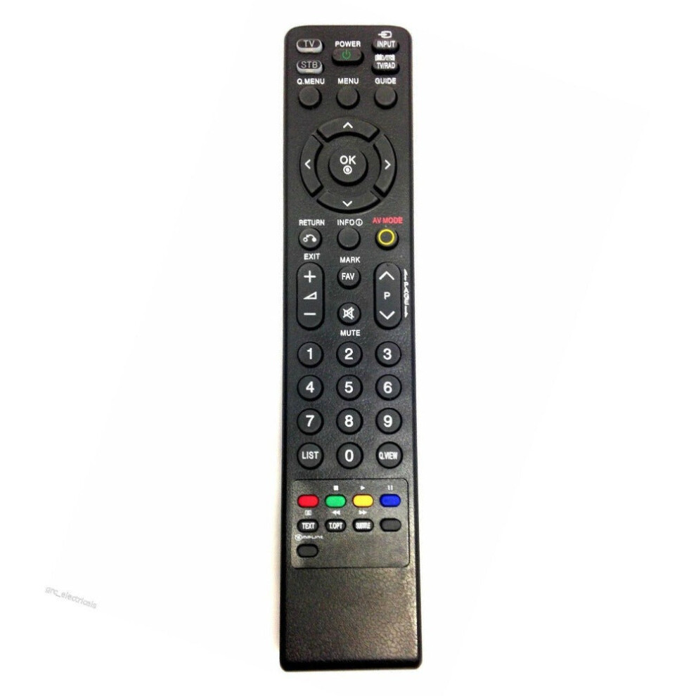 New Remote Control For LG TV Models 37LG3000 37LG3000ZA