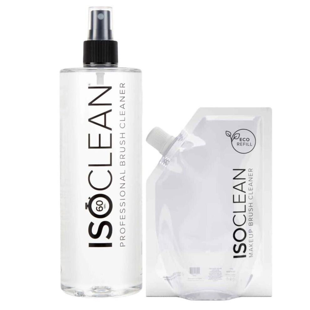 ISOCLEAN Spray Top Bundle - 525ml Spray Top Brush Cleaner & 525ml Eco-Refill