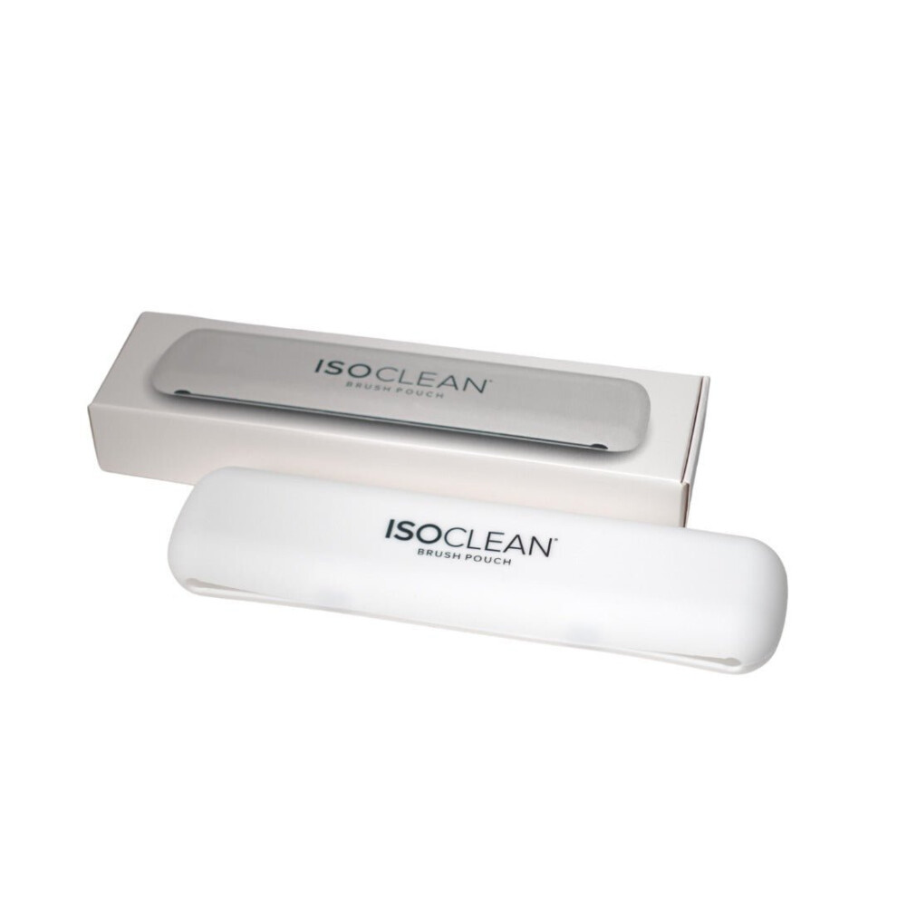 Isoclean Portable Cosmetic Makeup Brush Holder Case