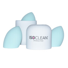ISOCLEAN Cosmetic Makeup Sponge Pod With Sponge Duo - 2 Pack