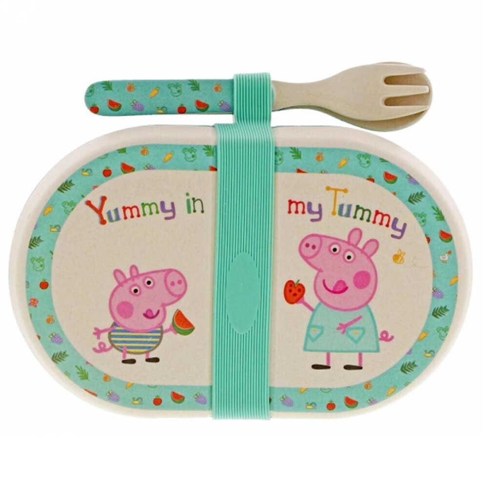 Peppa Pig Bamboo Snack Box Set