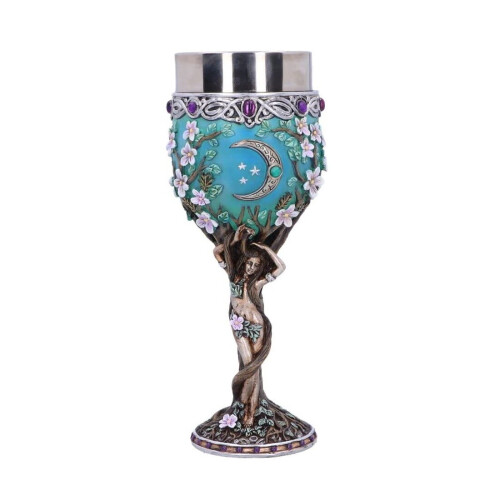 Nemesis Now Goblet Triple Moon Goddess Maiden Decorative Hand-Painted