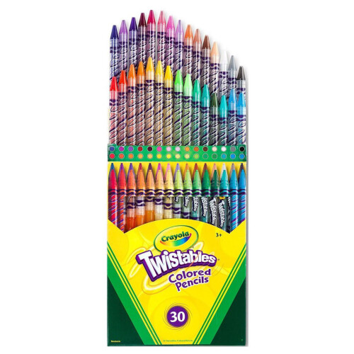 Crayola Twistables Kleurpotloden, 30 Assortiment Kleuren 2-Pack 2