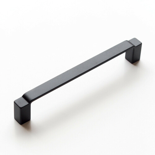 (160mm Handle) 160mm 192mm 320mm Long Matt Black Square D Handles 2