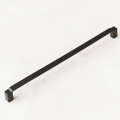 (320mm Handle) 160mm 192mm 320mm Long Matt Black Square D Handles 2