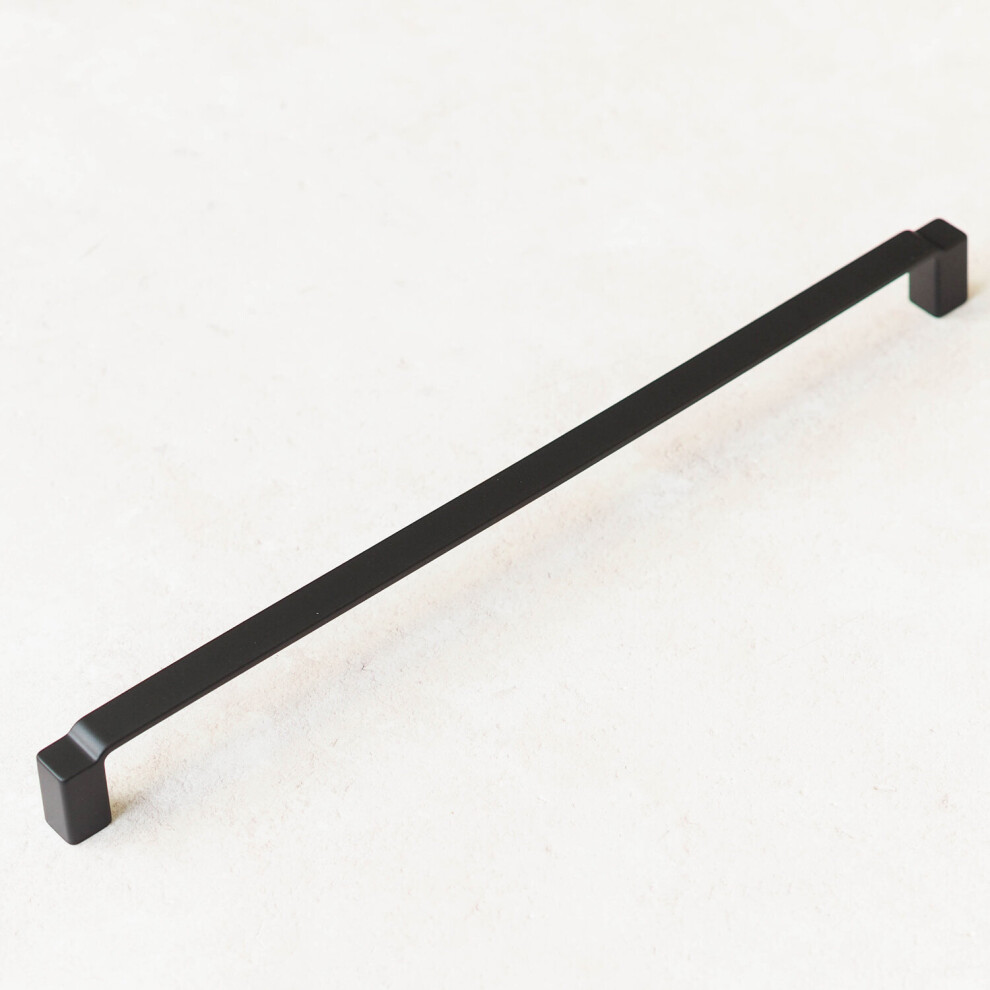 (320mm Handle) 160mm & 320mm Long Matt Black Square D Handles