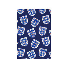 England FA Multi Crest Fleece Blanket Black Navy