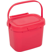 Addis Compost Caddy Bin - Pomegranate