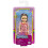Mattel Κούκλα Barbie Chelsea (Κα brunette) με Φόρεμα με Ριγέ Σχέδιο και Μαύρα Παπούτσια 1