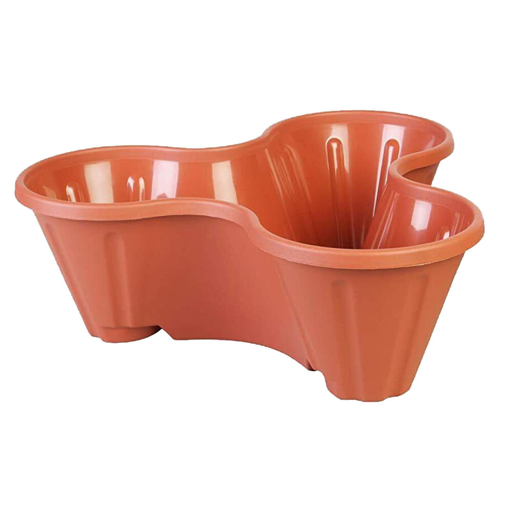 (1pk) GEEZY Plastic Stackable Plant Holder | Triple Flower Pot