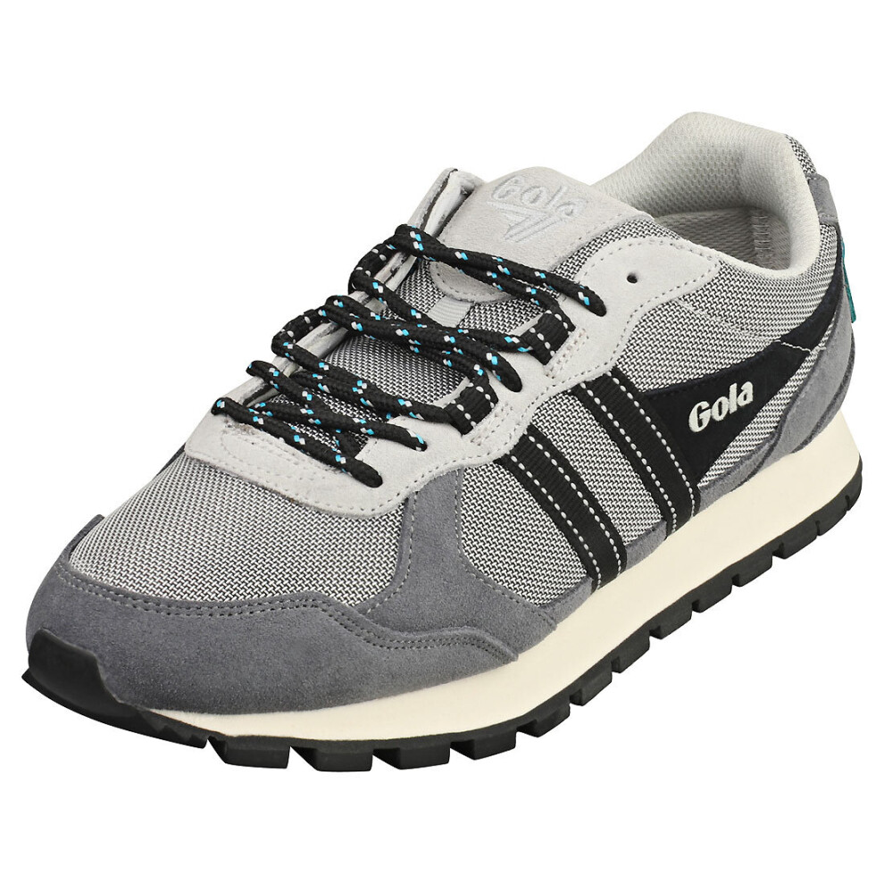 (9) Gola Altitude Mens Casual Trainers in Grey Black