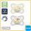 MAM MAM Night Glow in the Dark Silicone Pacifier, Green/White, 0-6 Months, 2-Count 3