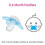 MAM MAM Night Glow in the Dark Silicone Pacifier, Green/White, 0-6 Months, 2-Count 4