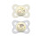 MAM MAM Night Glow in the Dark Silicone Pacifier, Green/White, 0-6 Months, 2-Count 1