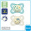MAM MAM Night Glow in the Dark Silicone Pacifier, Blue, 2-Count 3